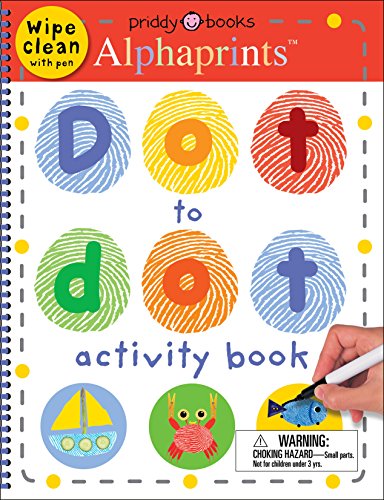Beispielbild fr Alphaprints Dot to Dot Activity Book : Wipe Clean with Pen zum Verkauf von Better World Books