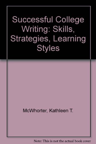 Imagen de archivo de Successful College Writing: Skills, Strategies, Learning Styles a la venta por ThriftBooks-Atlanta