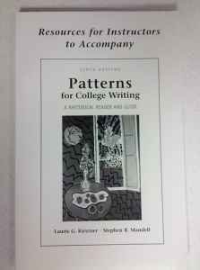 9780312535520: Resources for Instructors to Accompany Patterns for College Writing: A Rhetorical Reader and Guide
