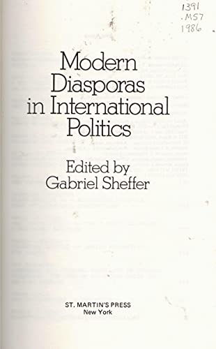 Stock image for Modern Diasporas in International Politics for sale by Squirrel Away Books