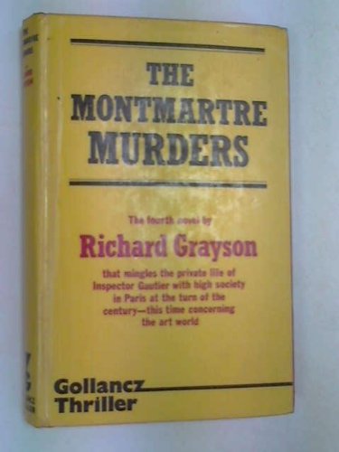 Imagen de archivo de The Montmartre Murders a la venta por Dunaway Books