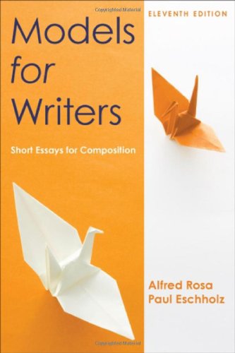 Stock image for Models for Writers: Short Essays for Composition for sale by More Than Words