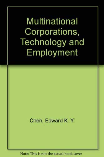 Stock image for Multinational Corporations, Technology and Employment for sale by Ergodebooks