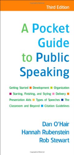 Beispielbild fr A Pocket Guide to Public Speaking zum Verkauf von SecondSale