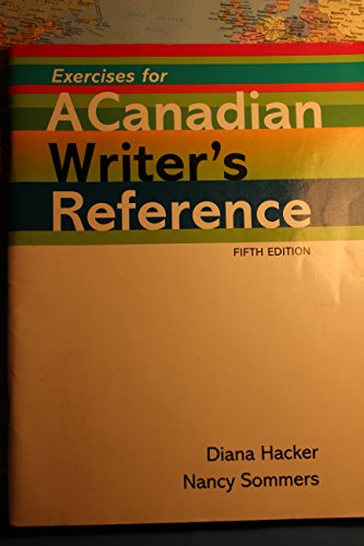 Imagen de archivo de A Canadian Writer's Reference a la venta por Better World Books