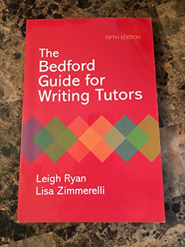 Beispielbild fr Bedford Guide for Writing Tutors zum Verkauf von Wonder Book
