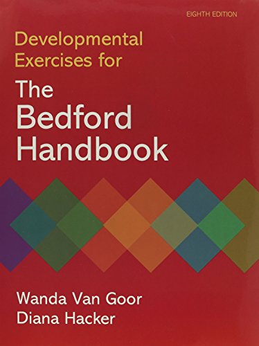 Imagen de archivo de Developmental Exercises for the Bedford Handbook a la venta por Better World Books
