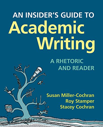 Beispielbild fr An Insider's Guide to Academic Writing: A Rhetoric and Reader zum Verkauf von Once Upon A Time Books