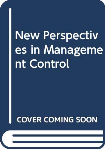 9780312568566: New Perspectives in Management Control