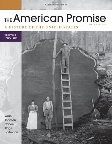 9780312569471: The American Promise, Volume B: 1800-1900: A History of the United States