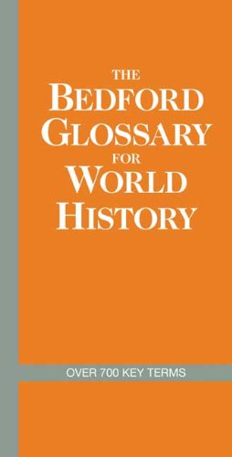 Stock image for The Bedford Glossary for World History for sale by WorldofBooks