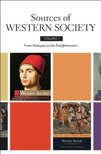 Beispielbild fr Sources of Western Society, Volume I: From Antiquity to the Enlightenment zum Verkauf von Books From California