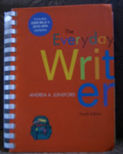 9780312594565: The Everyday Writer: 2009 Mla Update