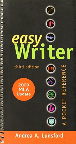 Imagen de archivo de EasyWriter with 2009 MLA Update: A Pocket Reference a la venta por Wrigley Books