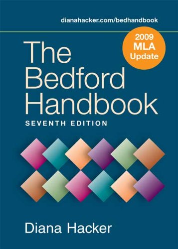 The Bedford Handbook 7e with 2009 MLA Update - Hacker, Diana