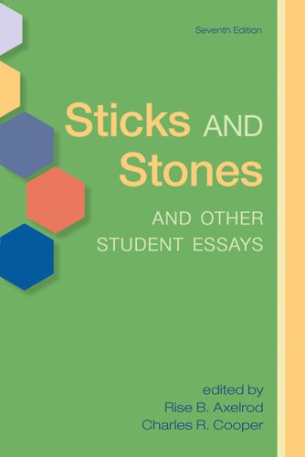 Stock image for Sticks and Stones and Other Student Essays for sale by ThriftBooks-Atlanta
