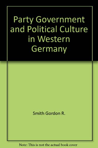 Party government and political culture in Western Germany