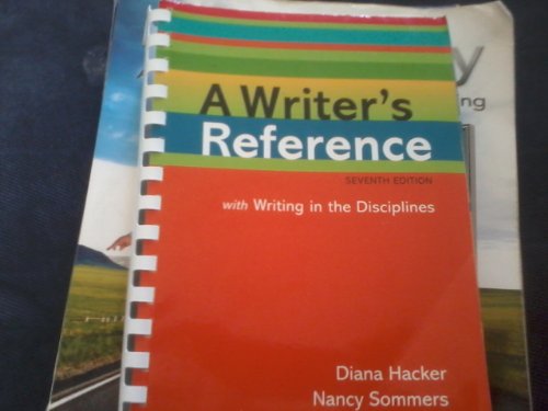 Stock image for A Writer's Reference with Writing in the Disciplines for sale by SecondSale