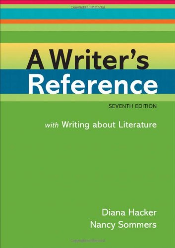Stock image for A Writer's Reference: With Writing About Literature for sale by SecondSale