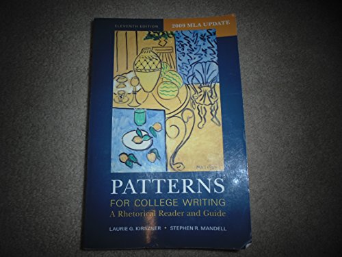 Imagen de archivo de Patterns for College Writing with 2009 MLA Update : A Rhetorical Reader and Guide a la venta por Better World Books