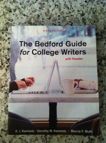 Imagen de archivo de Bedford Guide for College Writers with Reader a la venta por Top Notch Books