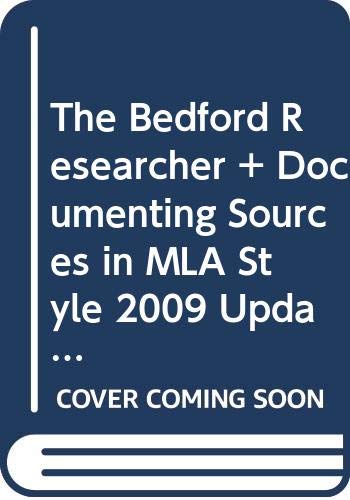 Stock image for Bedford Researcher 3e and Documenting Sources in MLA Style: 2009 Update for sale by Hawking Books