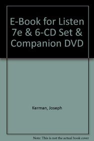 E-Book for Listen 7e & 6-CD Set & Companion DVD (9780312604059) by Kerman, Joseph; Tomlinson, Gary