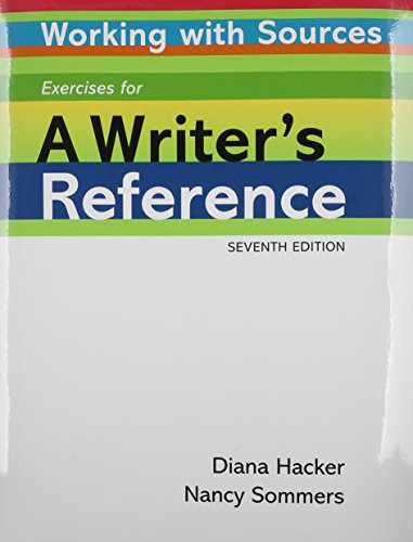 9780312606763: Writer's Reference 7e & Working with Sources