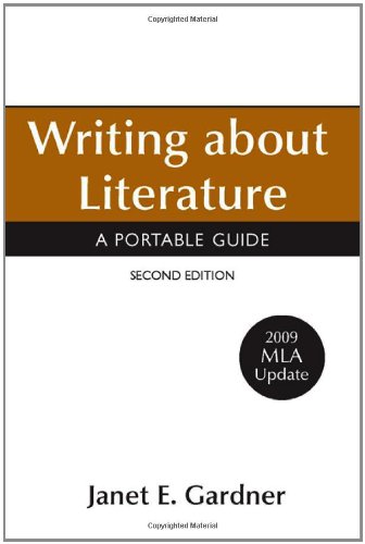 Beispielbild fr Writing about Literature with 2009 MLA Update: A Portable Guide zum Verkauf von SecondSale