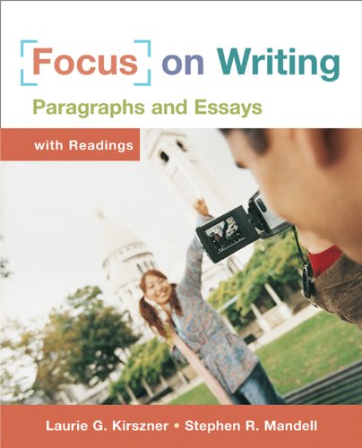 Imagen de archivo de Focus on Writing: Paragraphs and Essays a la venta por HPB-Red