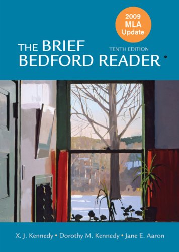 Stock image for The Brief Bedford Reader with 2009 for sale by Better World Books