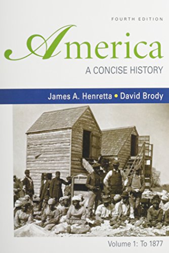 America: A Concise History 4e V1 & e-Book (9780312612849) by Henretta, James A.; Brody, David