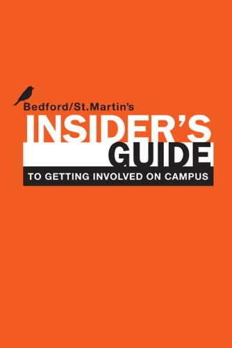 Stock image for Insider's Guide to Getting Involved on Campus for sale by a2zbooks