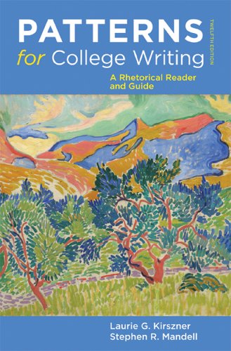 Beispielbild fr Patterns for College Writing: A Rhetorical Reader and Guide zum Verkauf von Jenson Books Inc