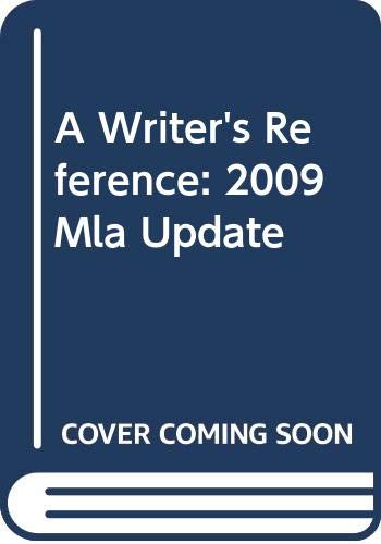 9780312627485: A Writer's Reference: 2009 Mla Update