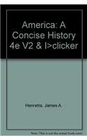 America: A Concise History 4e V2 & i>clicker (9780312627959) by Henretta, James A.; Brody, David