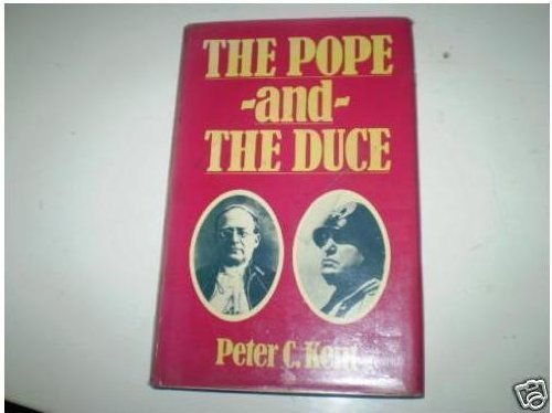 Stock image for The Pope and the Duce for sale by dsmbooks