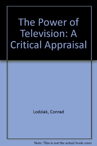 The Power of Television: A Critical Appraisal (9780312633974) by Lodziak, Conrad