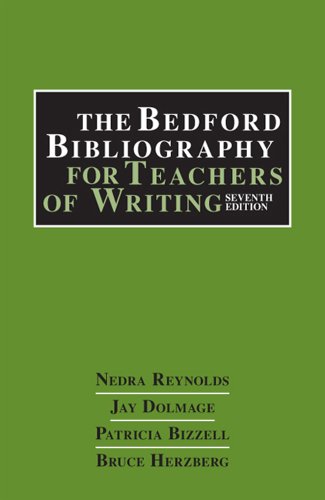 Beispielbild fr The Bedford Bibliography for Teachers of Writing zum Verkauf von Better World Books