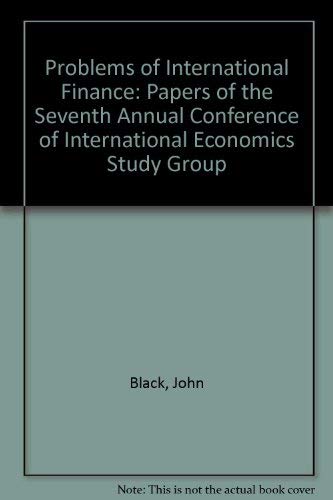 9780312647674: Problems of International Finance: Papers of the Seventh Annual Conference of International Economics Study Group