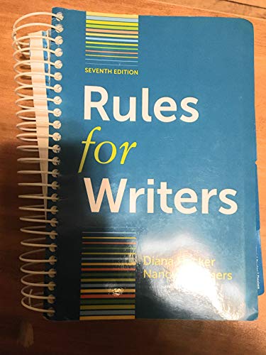 Imagen de archivo de Rules for Writers with Writing about Literature (Tabbed Version) a la venta por Orion Tech