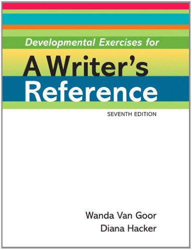 9780312648985: Developmental Exercises for A Writer's Reference