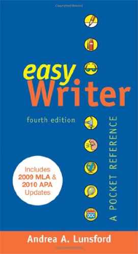 Imagen de archivo de EasyWriter with 2009 MLA and 2010 APA Updates: A Pocket Reference a la venta por Wrigley Books