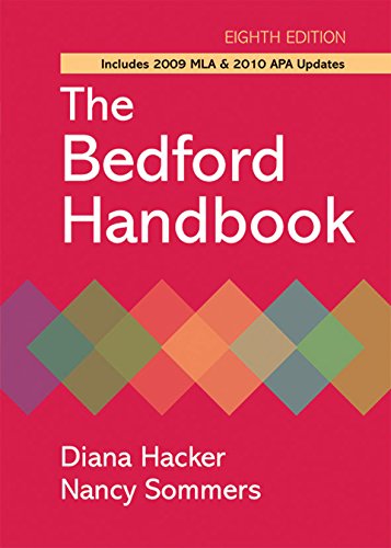 Beispielbild fr The Bedford Handbook with 2009 MLA and 2010 APA Updates, Eighth Edition zum Verkauf von SecondSale