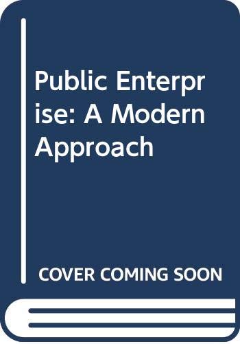 Beispielbild fr Public Enterprise: A Modern Approach zum Verkauf von J. HOOD, BOOKSELLERS,    ABAA/ILAB