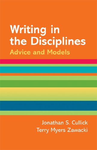 9780312656836: Writing in the Disciplines: Advice and Models: A Hacker Handbooks Supplement