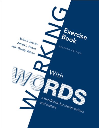Exercise Book for Working with Words (9780312657789) by James L. Pinson Jean Gaddy Wilson Brian S. Brooks; James L. Pinson; Jean Gaddy Wilson