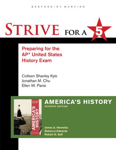 America's History (Strive for a 5) (9780312661953) by Henretta, James A.