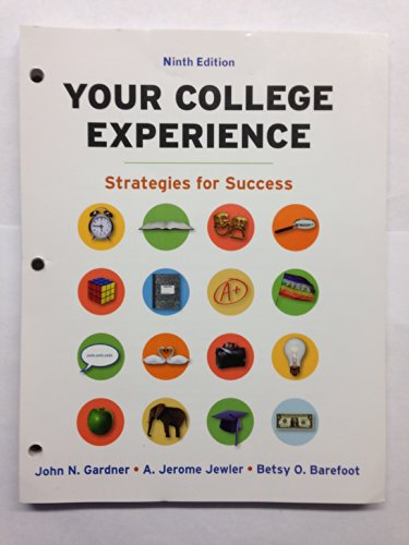 9780312662264: Your College Experience: Strategies For Success
