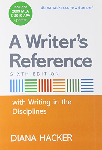 Stock image for A Writer's Reference with Writing in the Disciplines with 2009 MLA and APA Updates for sale by HPB-Red